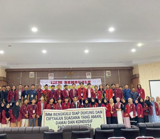 Dukung Pilkada 2024, DPD IMM Bengkulu Gelar Dialog Kebangsaaan dan Deklarasi Pilkada Damai, Aman dan Kondusif