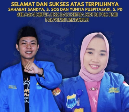 Berikut Visi dan Misi Ketua Baru PKC PMII Bengkulu