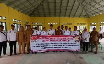 Deklarasi Pilkada, Kelompok APDESI Kabupaten Mukomuko Imbau Masyarakat Perangi Politik Uang