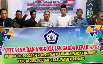 LSM Garda Rakyat Kepahiang Dukung Ketahanan Pangan Nasional