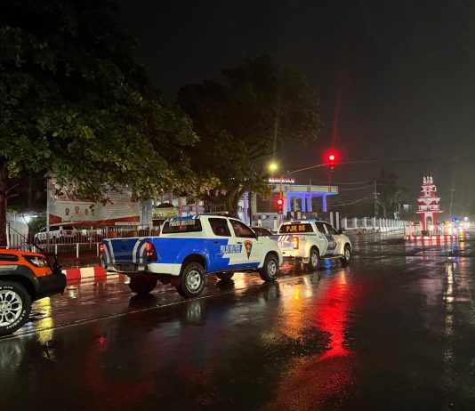Polda Bengkulu Perkuat Keamanan Kota Bengkulu Lewat Patroli Skala Besar