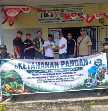 LIN Bengkulu Gandeng Pemerintah Desa Salurkan Bibit Jagung dan Pupuk untuk Warga