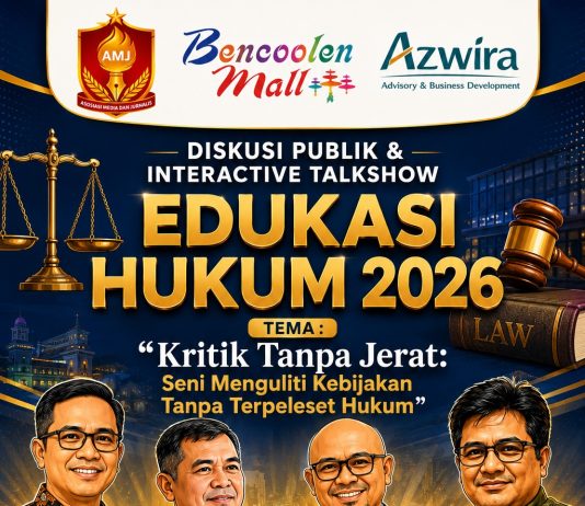 AMJ Akan Bahas Kritik Tanpa Jerat Hukum Lewat Talkshow Edukasi di Bencoolen Mall